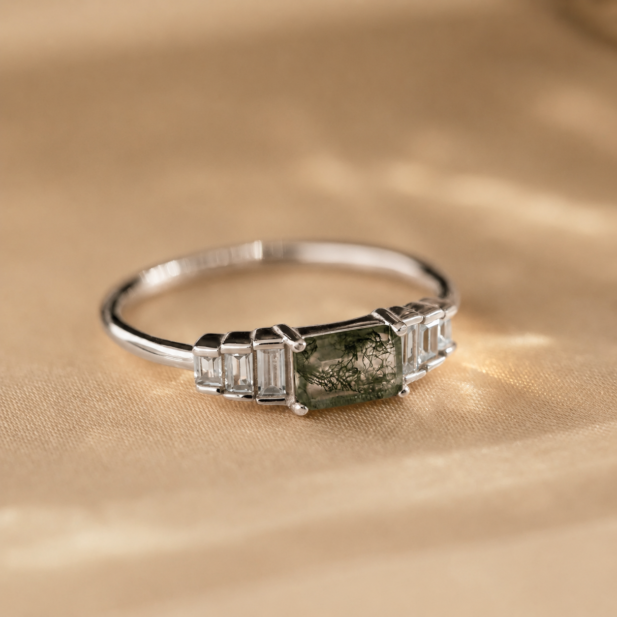 Radiant Aura: Agate Statement Ring