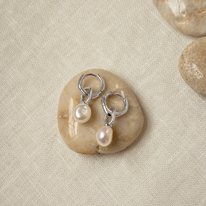 Hazel Pearl Hoops