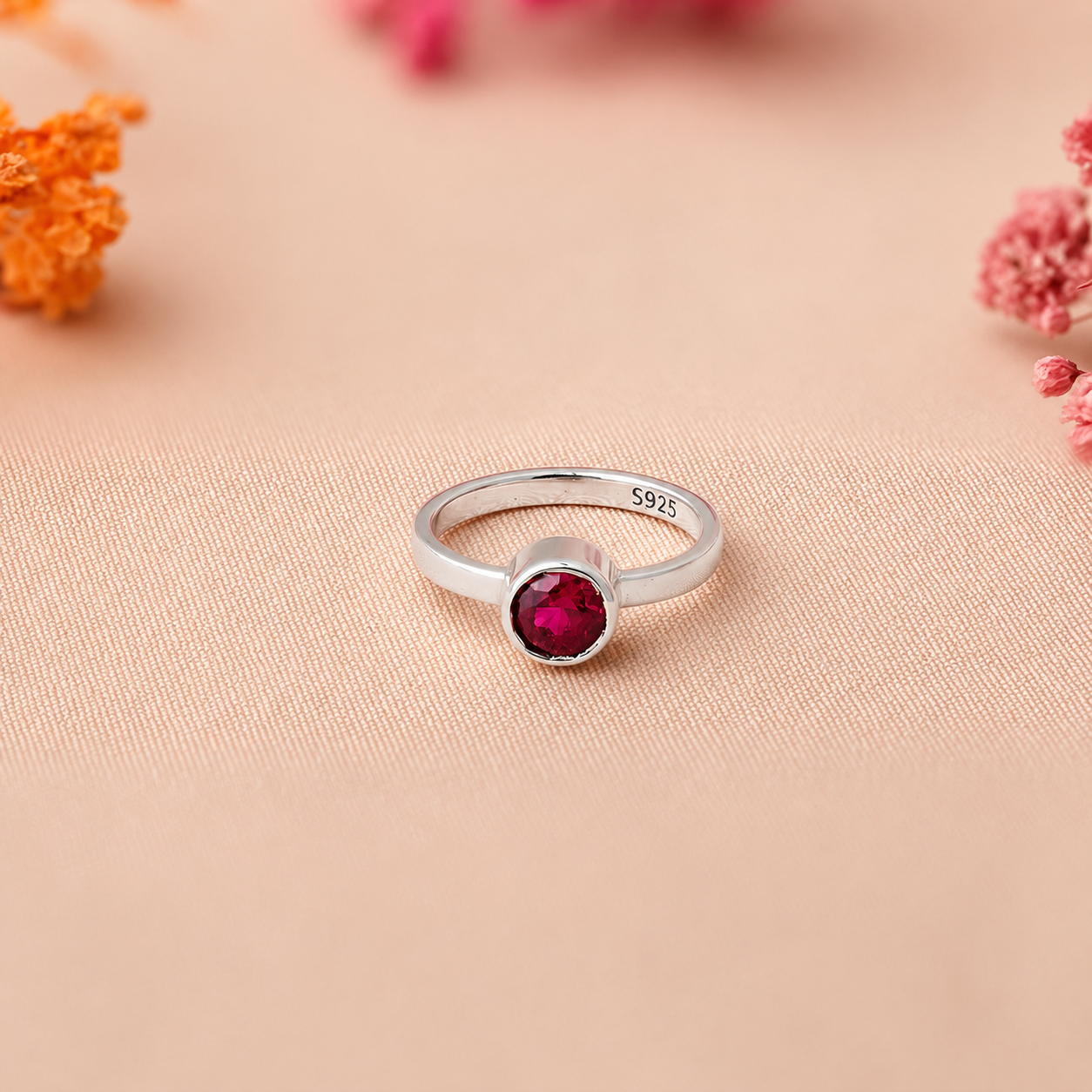 Birthstone Signet Ring