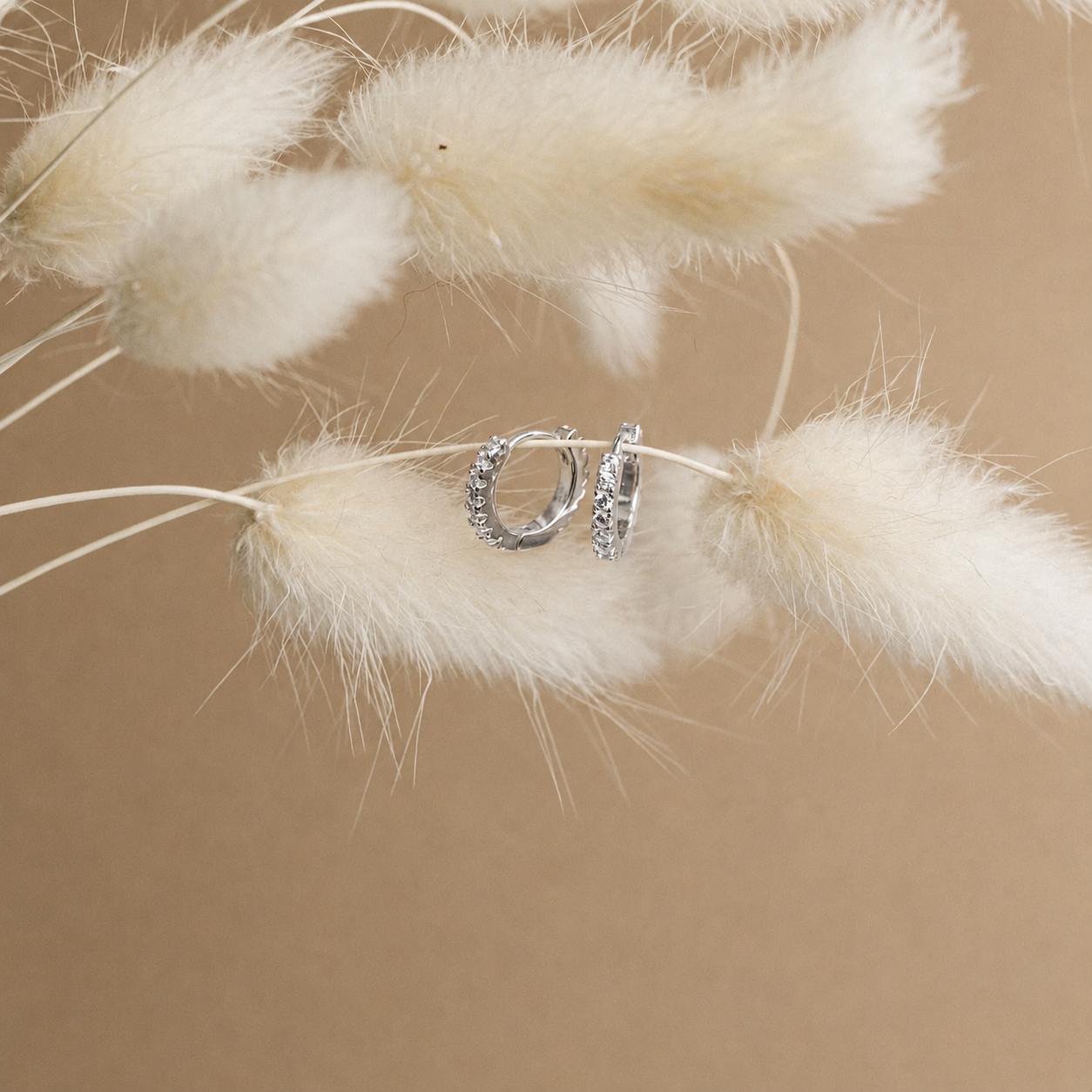 Coco Pave Huggie Hoops