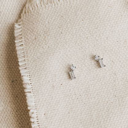 Blair Diamond Drop Stud Earrings