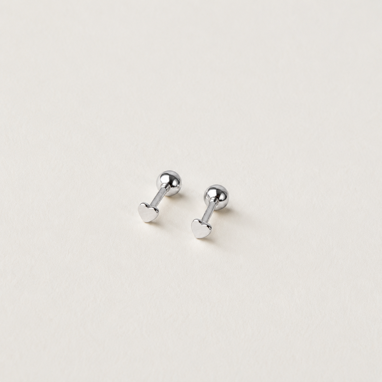 Tiny Heart Studs