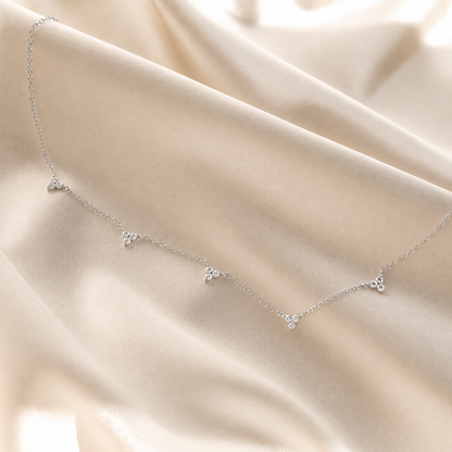 Hana Diamond Station Necklace