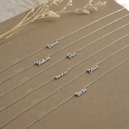 Tiny London Name Necklace