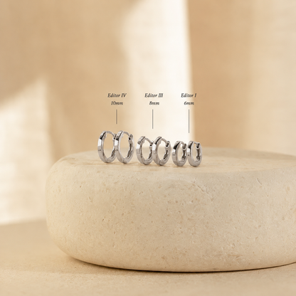 Editor Huggie Earrings