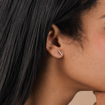 Pave Bar Stud