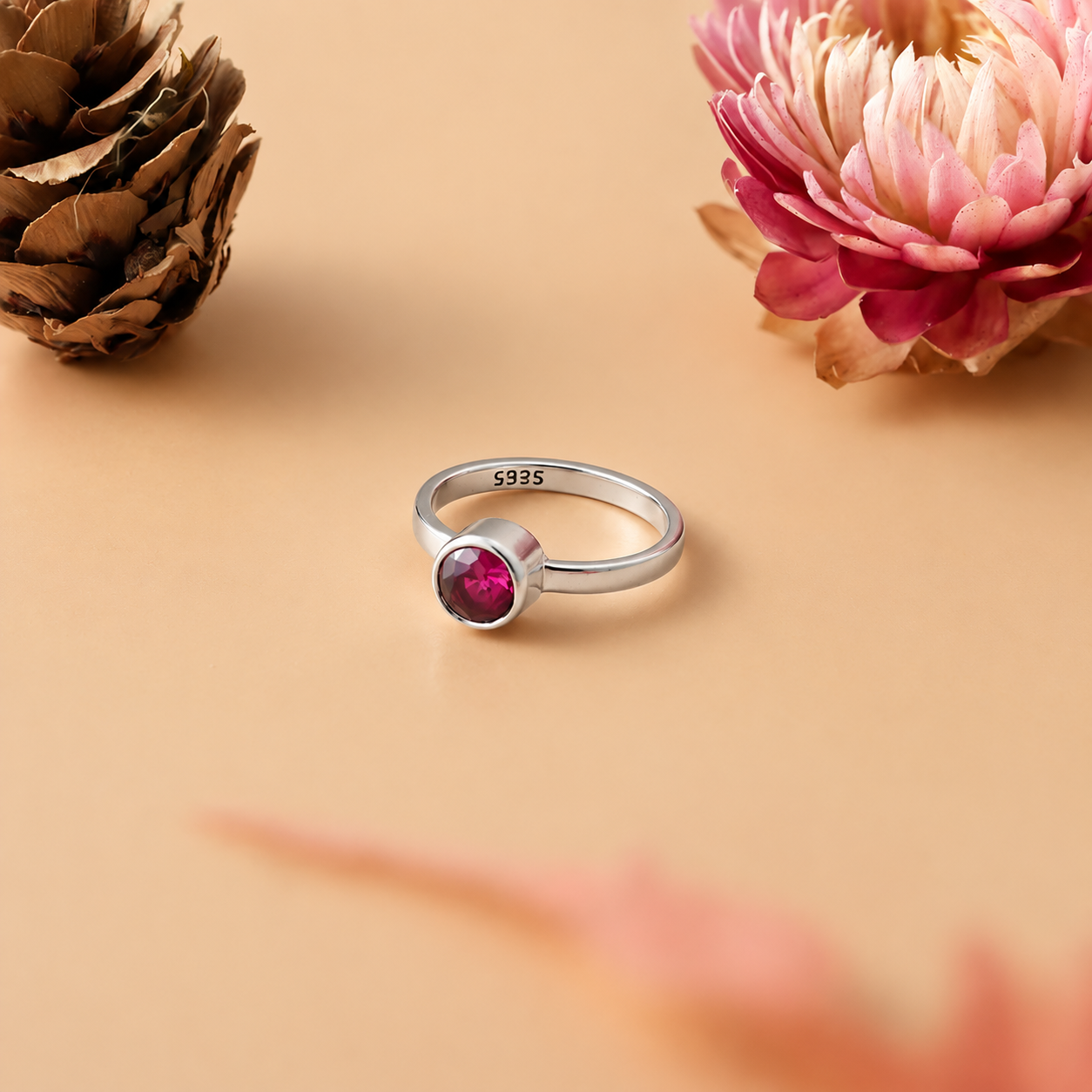 Birthstone Signet Ring