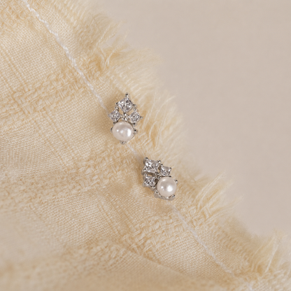 Angelina Pearl Stud Earrings