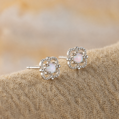 Alora Opal Stud Earrings