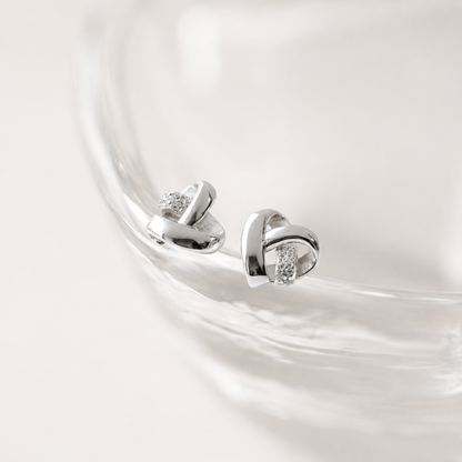 Heart Knot Studs