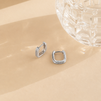 Ribbed Link Hoops