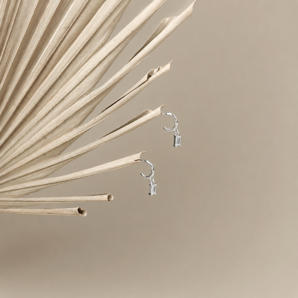 Baguette Glamour Hoops
