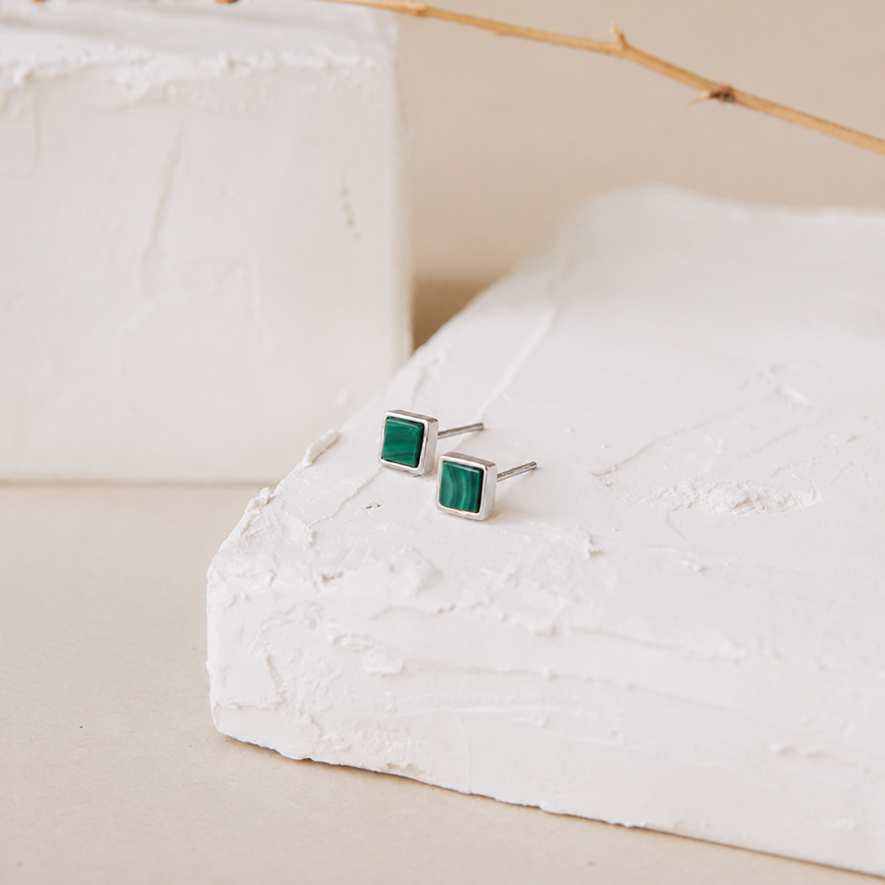 Malachite Studs