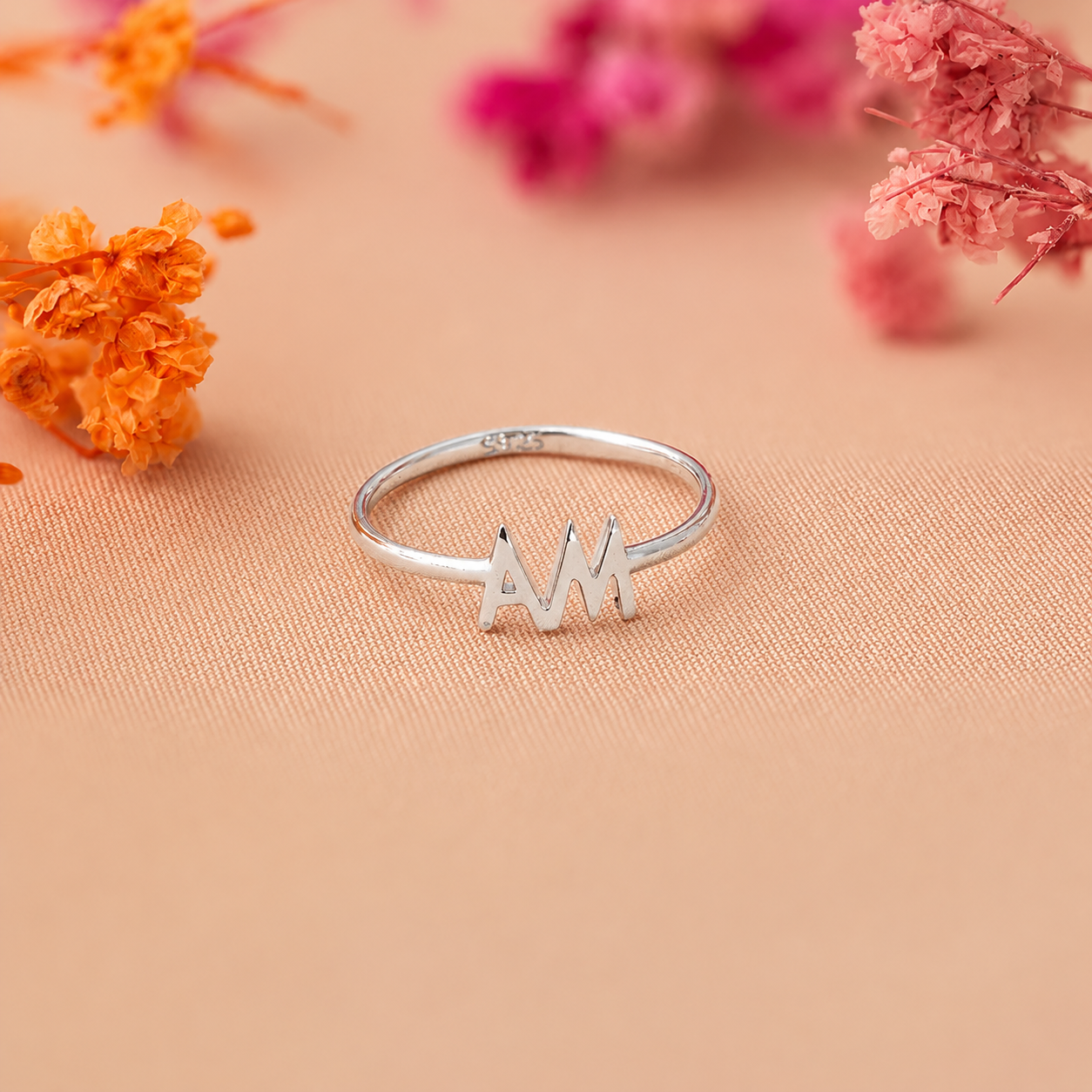 Duo Initial Ring: Personalized Elegance