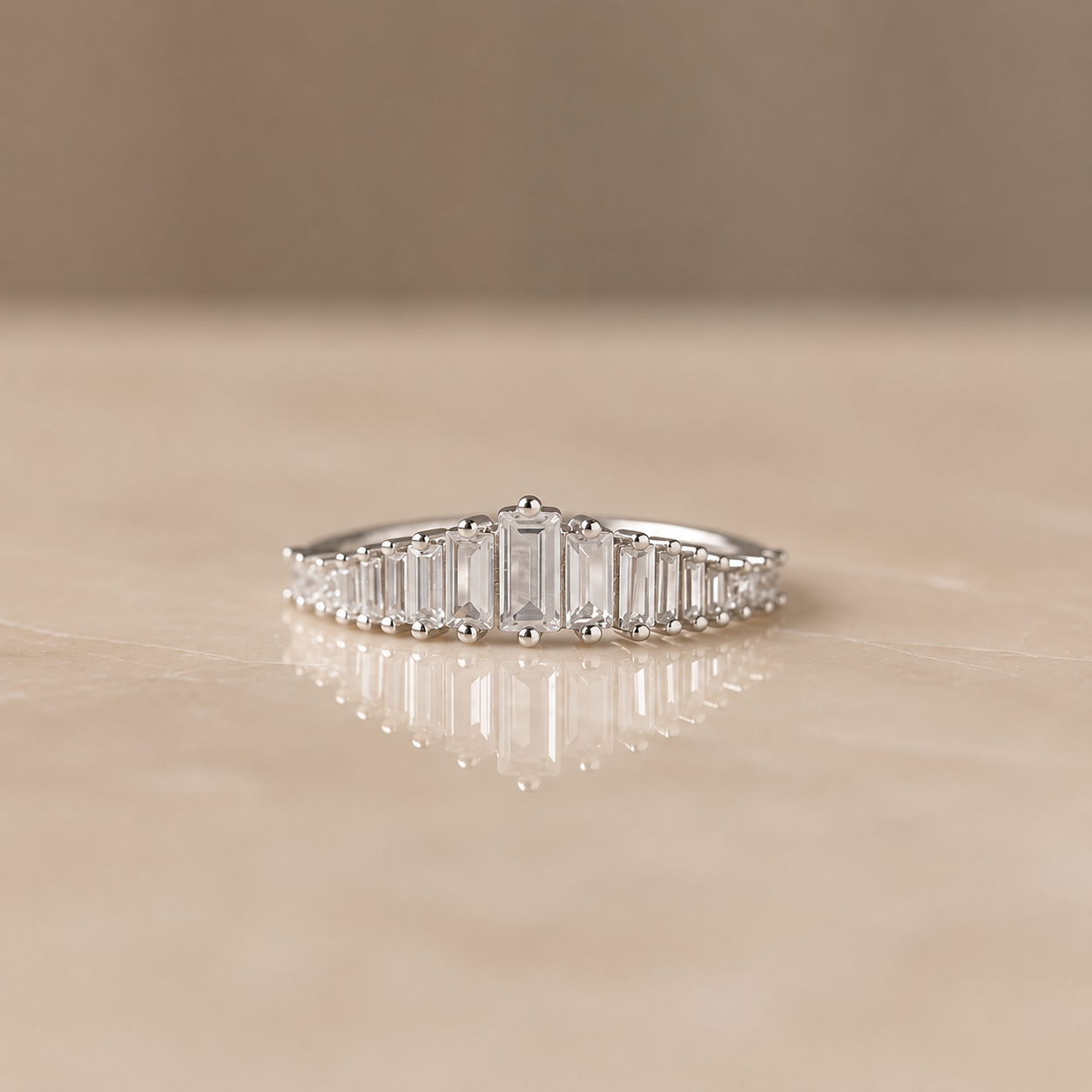 Art Deco Diamond Chandelier Ring