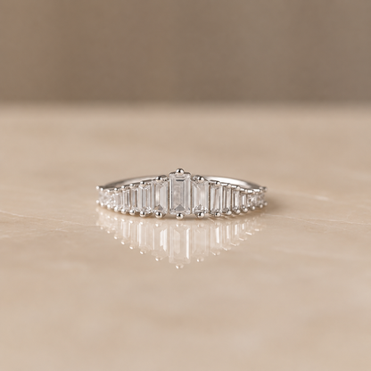 Art Deco Diamond Chandelier Ring