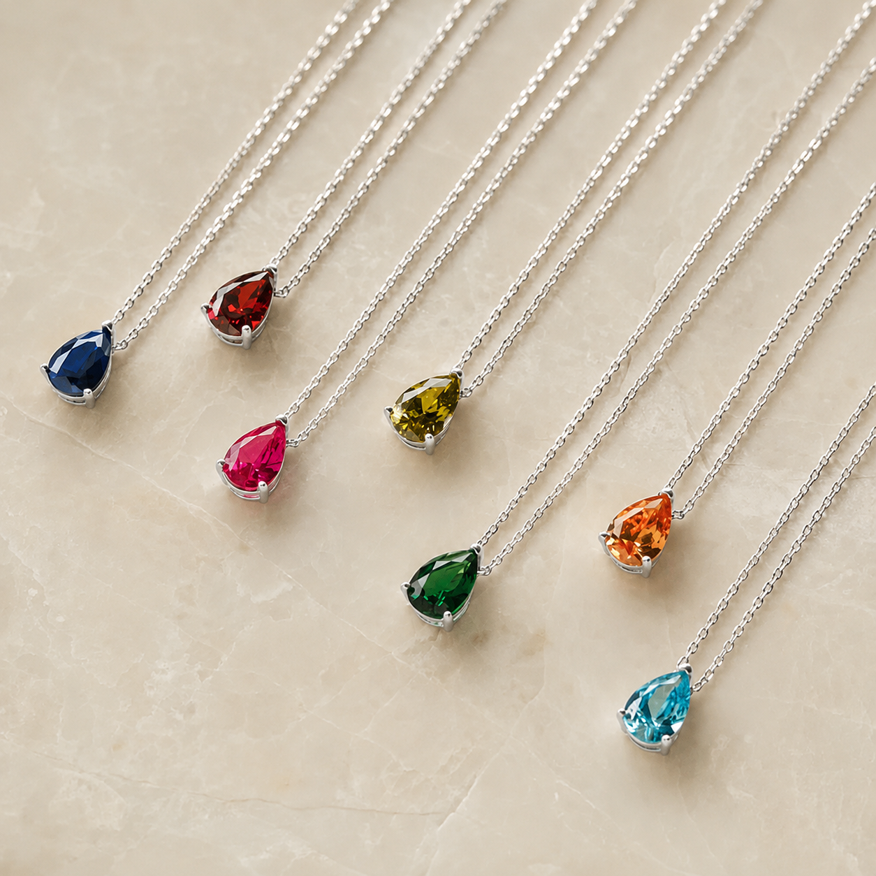Ophelia Birthstone Necklace