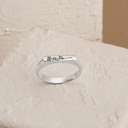 Eternal Remembrance: The Personalized Bar Ring