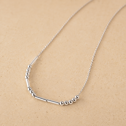 Morse Code Necklace