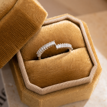 Elora Baguette Wrap Ring