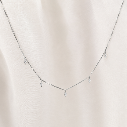 Marquise Station Necklace