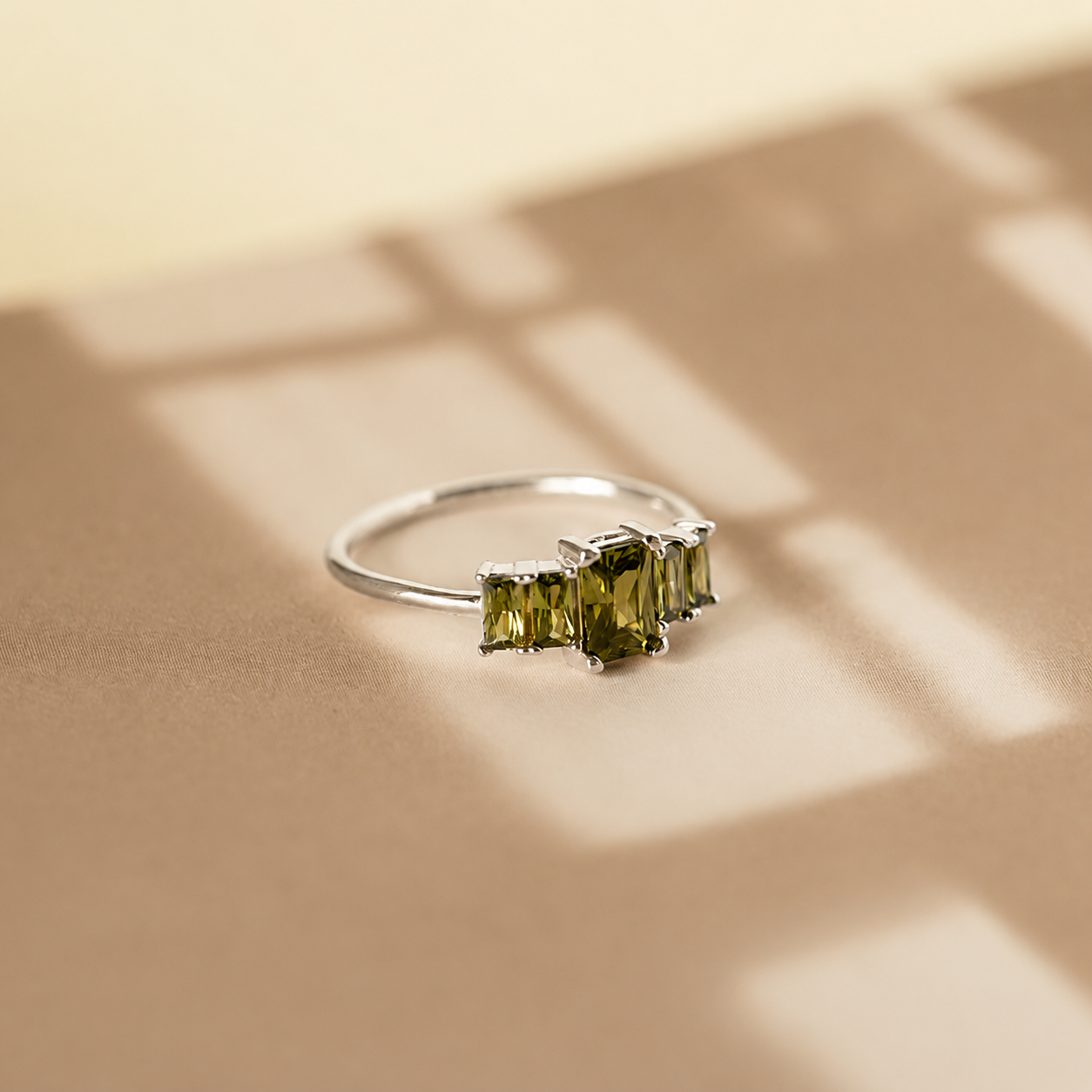 Vintage Charm: Art Deco Birthstone Ring