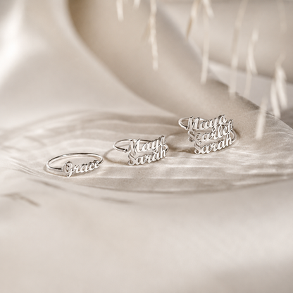 London Multiple Name Ring