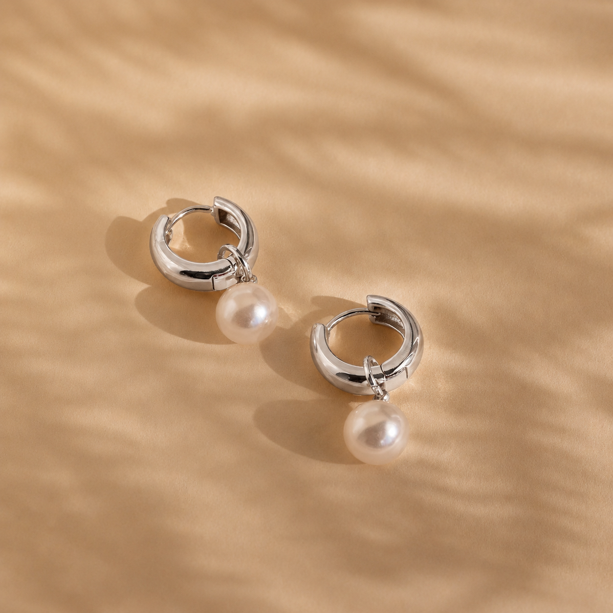 Bold Pearl Drop Earrings