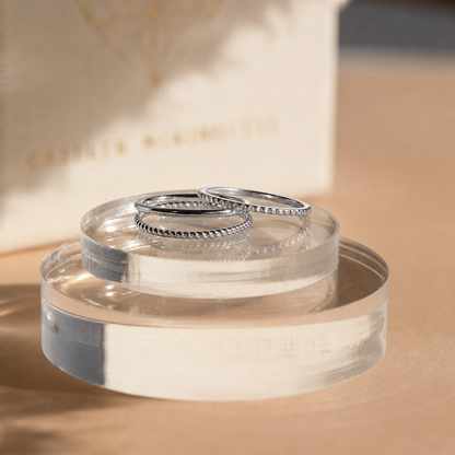 The Thin Stacking Rings Set