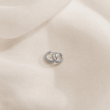 Illuminate Your Date Night Look with Our Clarissa Pave Huggies