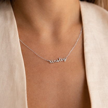 Tiny Dream Name Necklace