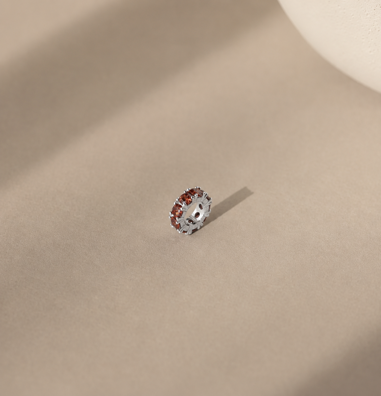 Garnet Eternity Charm