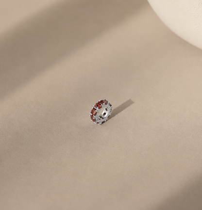 Garnet Eternity Charm