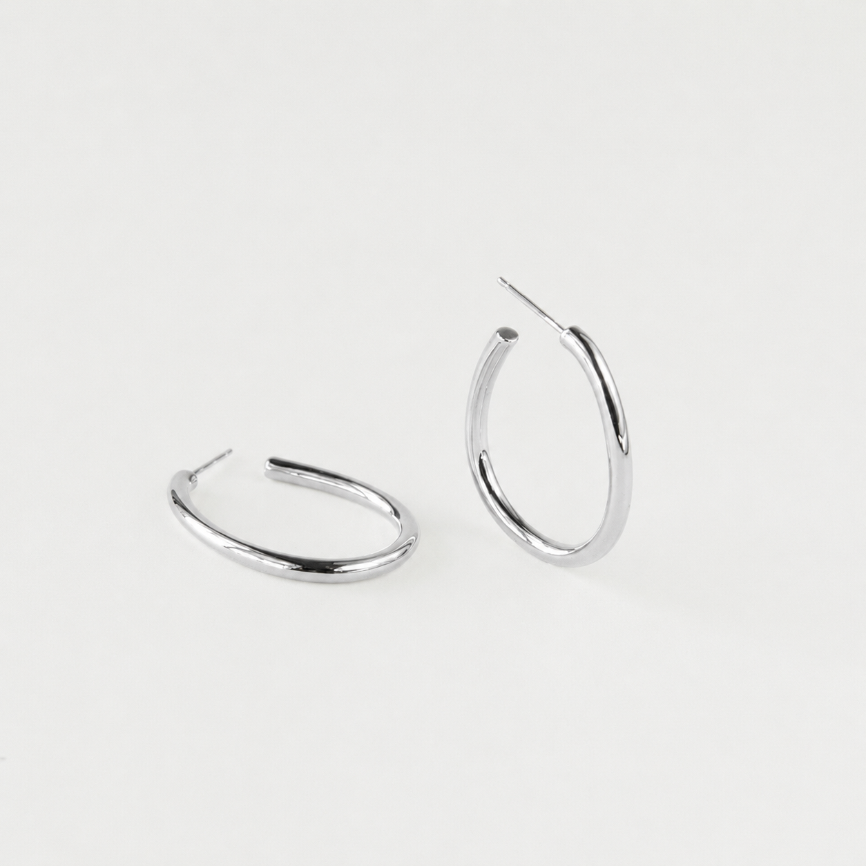 Anine Oval Hoops