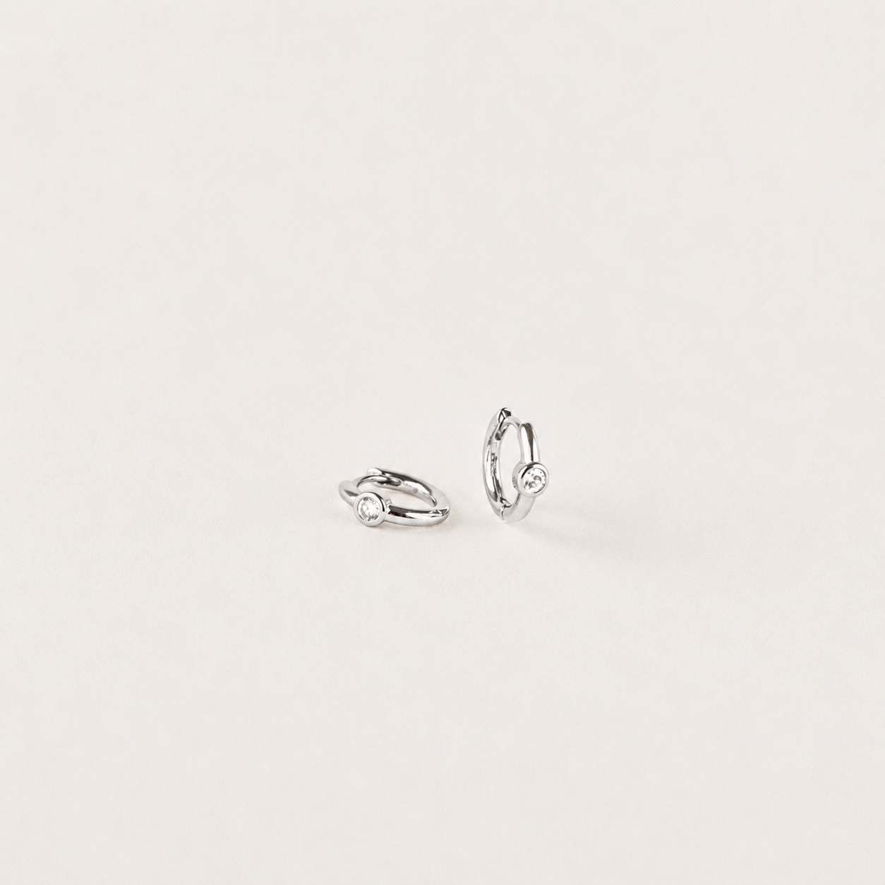 Alea Diamond Huggie Earrings