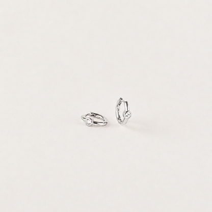 Alea Diamond Huggie Earrings