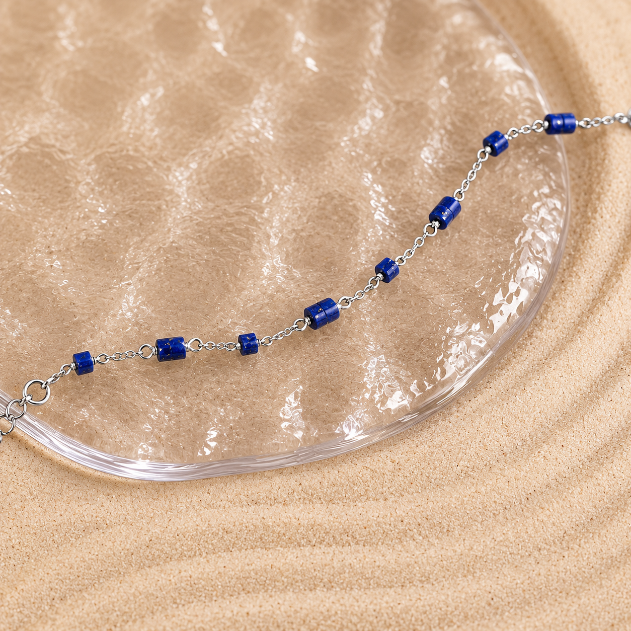 Azul Deep Blue Beaded Bracelet