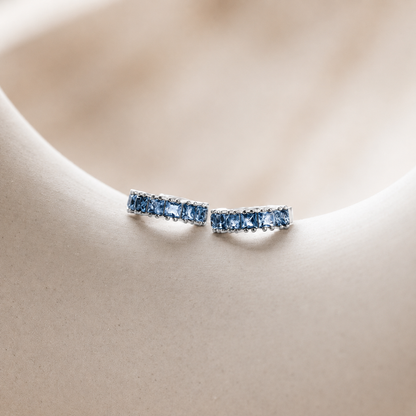 Genevieve Birthstone Huggies
