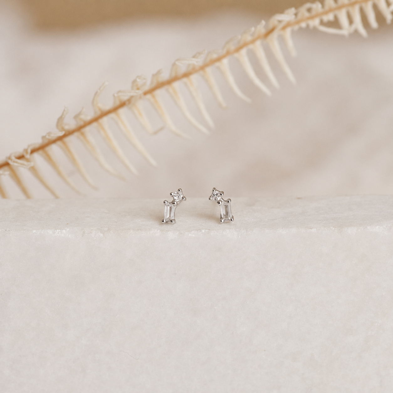 Blair Diamond Drop Stud Earrings