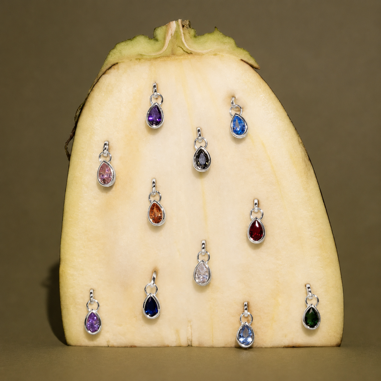 Alexandrite Tear Charm