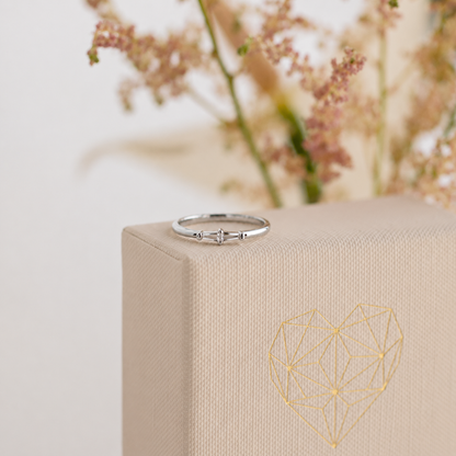 Eleanor Baguette Diamond Ring