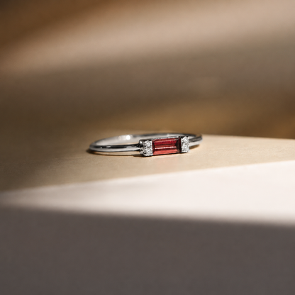 Empire Garnet Ring