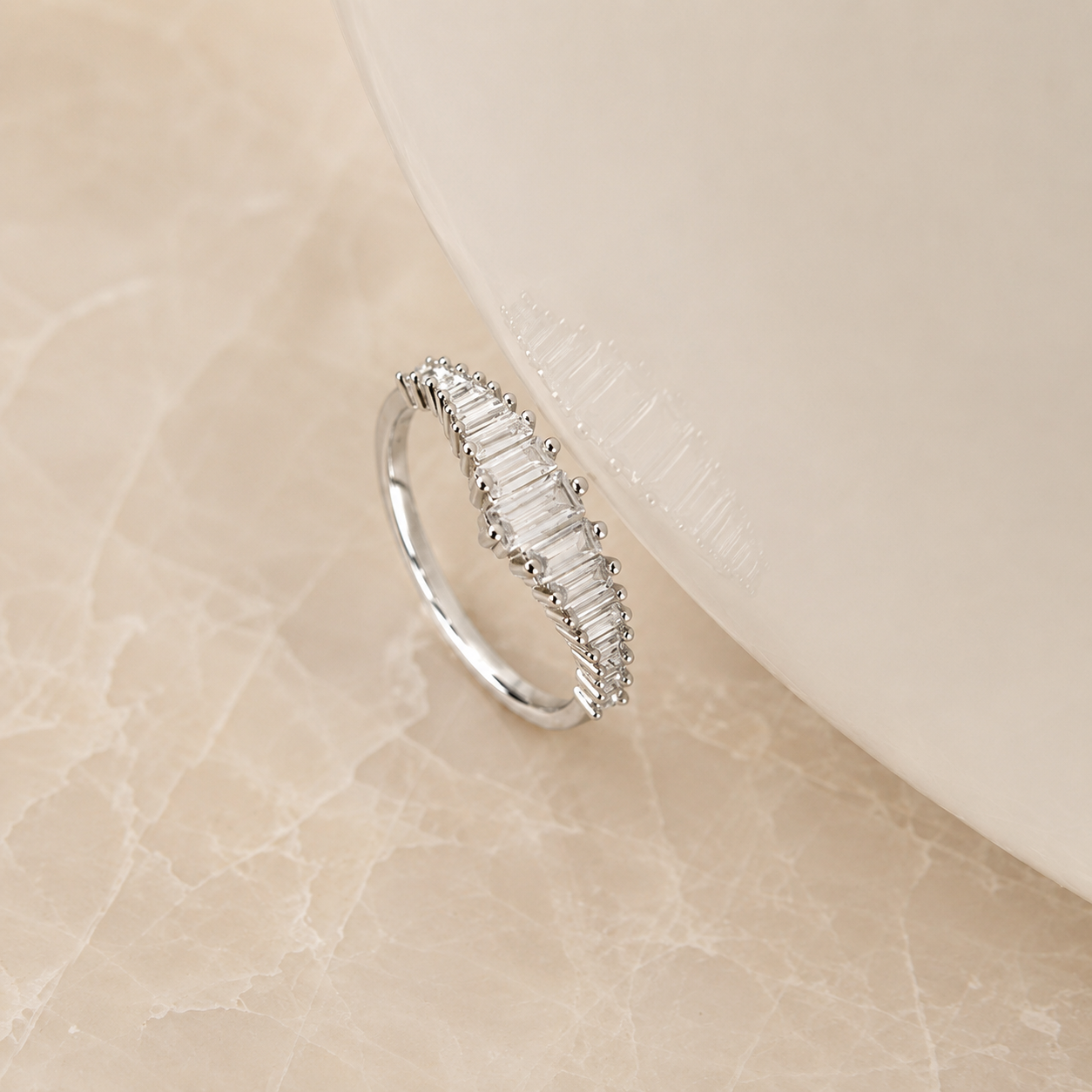 Art Deco Diamond Chandelier Ring
