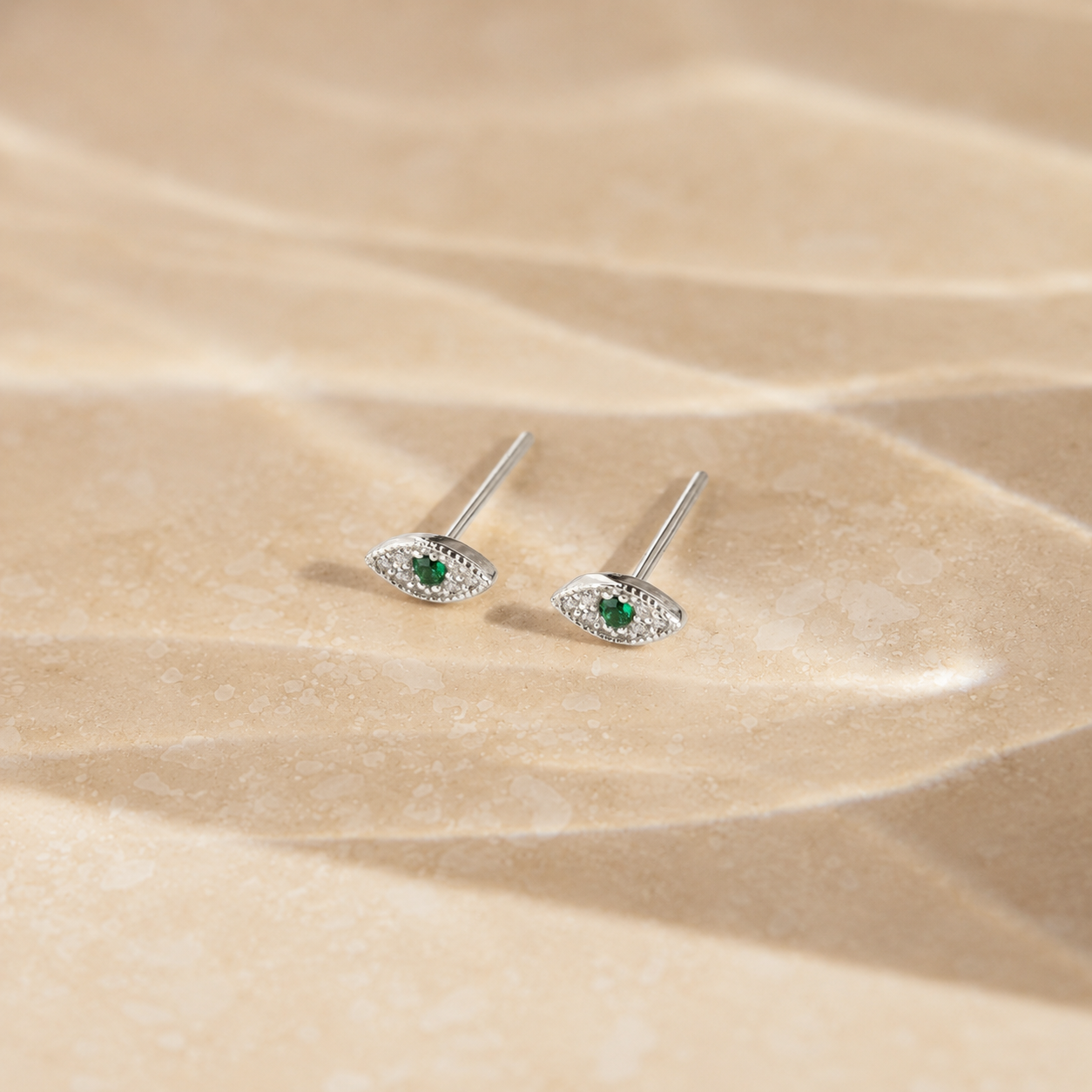 Haven Emerald Eye Studs