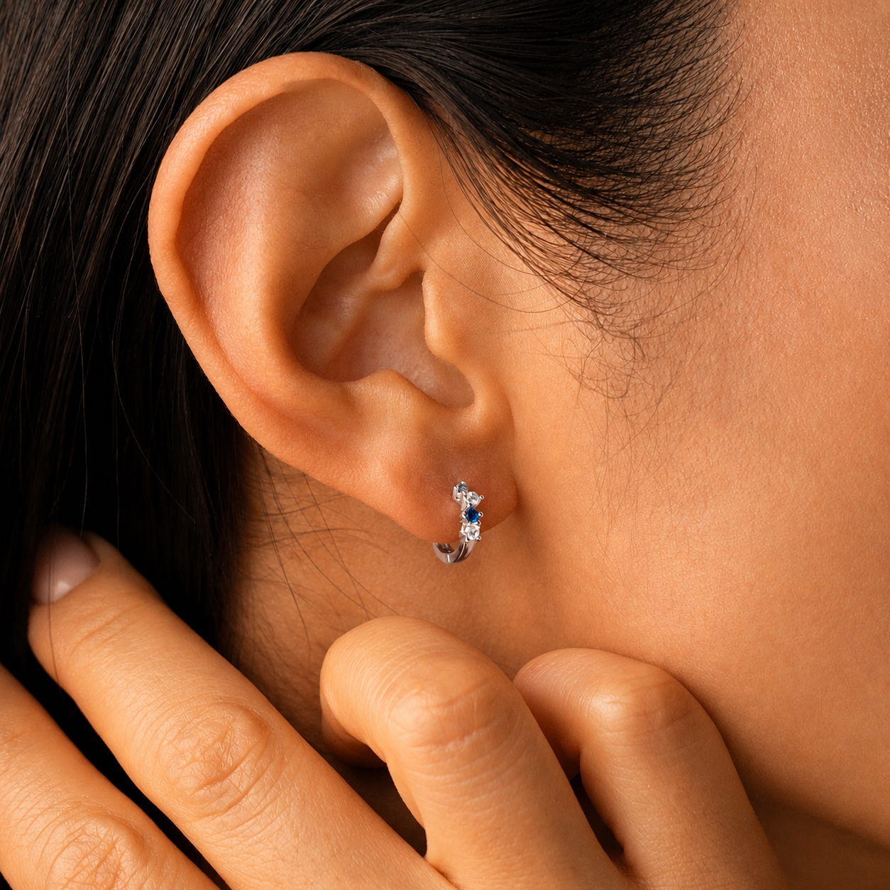Minimalistic Huggie Hoop Earrings