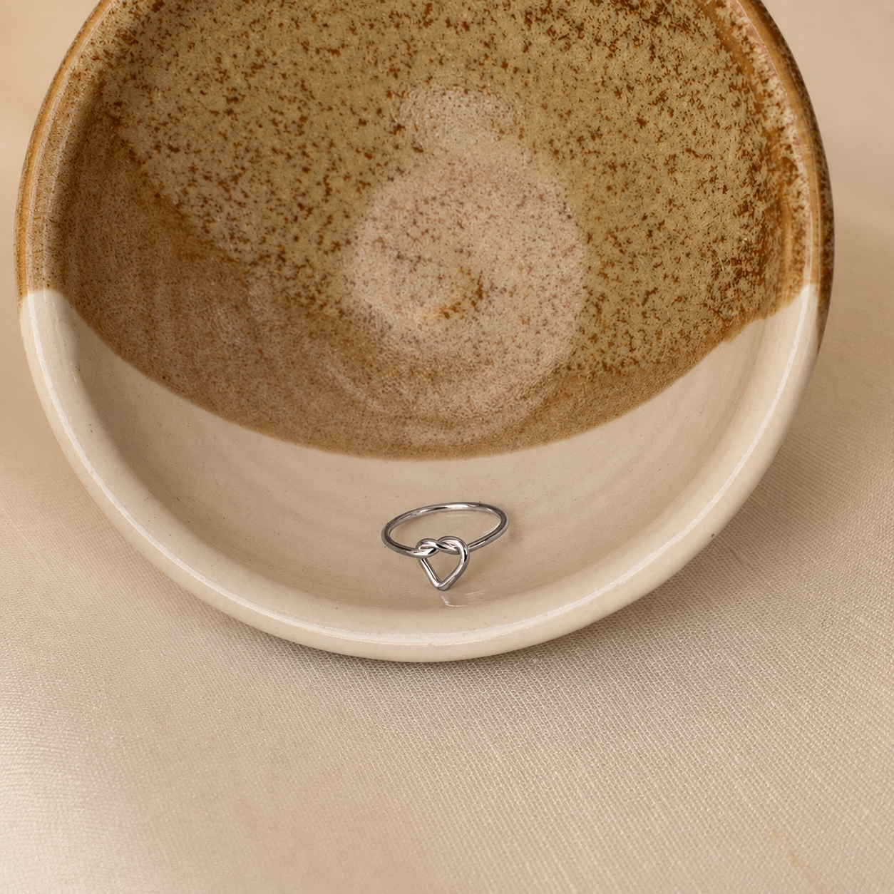 Love Heart Knot Ring