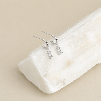 Baguette Glamour Hoops