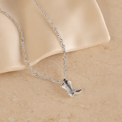 Cowboy Boot Necklace