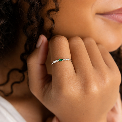 Marquise Birthstone Ring