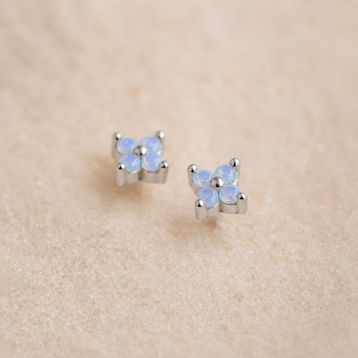 Ivy Flower Studs